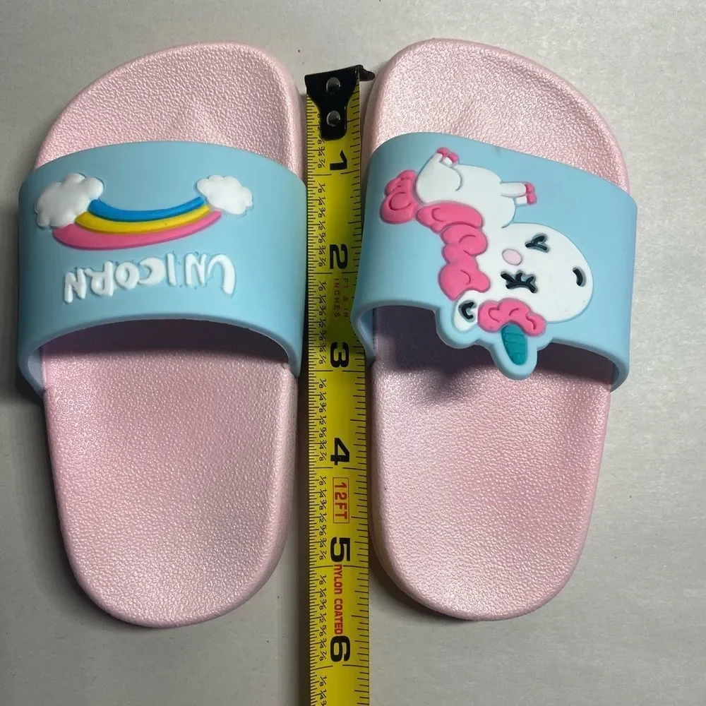 Kids Slippers Slide Sandals Unicorn for Girls